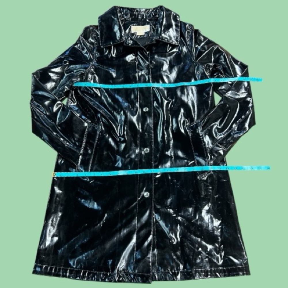 Michael Kors PVC Trench Coat Y2K - Picture 8 of 12